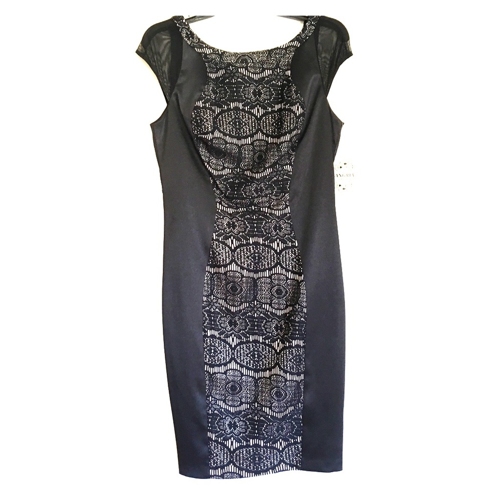 Brand new sexy black and nude dress